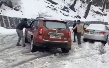 हिमाचल में विभिन्न क्षेत्रों में बारिश और बर्फबारी के साथ ओलावृष्टि और तेज हवाएं चलने का येलो अलर्ट जारी