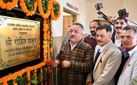 शिक्षा मंत्री ने कुड्डू पंचायत में किए करोड़ों रुपए के उद्घाटन व शिलान्यास