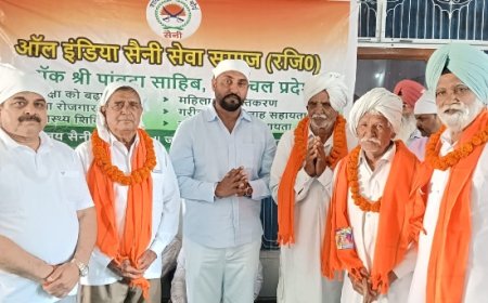 ऑल इंडिया सैनी सेवा समाज का साधारण अधिवेशन गुरुद्वारा गुरु चरण निवास शिवपुर में संपन्न 