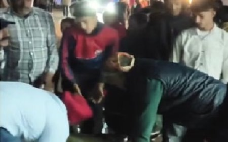 बाबा बालक नाथ मंदिर क्षेत्र में रात्रि में पहाड़ी से चट्टान दरकने से एक महिला घायल,बाल-बाल बचे दो बच्चे 