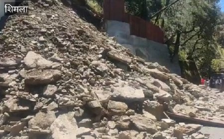 शिमला में 5 करोड़ रुपये की लागत से बनी सुरक्षा दीवार एक साल भी नहीं टिकी, सुरक्षा इंतजामों पर गंभीर सवाल खड़े