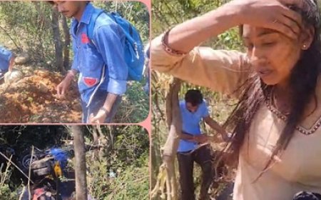 कांगड़ा में पंजाब से आए श्रद्धालुओं से भरी ट्रैक्टर-ट्राली अनियंत्रित होकर गहरी खाई में गिरी,हादसे में तीन की मौत कई घायल