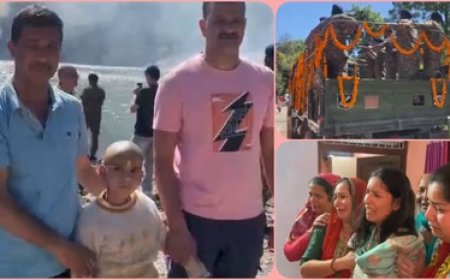 हृदय गति रुकने से जवान सिद्धांत कुमार राणा की मौत, 6 साल के मासूम ने नायक पिता को दी मुखाग्नि