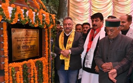 विकास की दृष्टिकोण से पीछे न रहे चौपाल, मिलजुल कर करेंगे प्रयास : रोहित ठाकुर