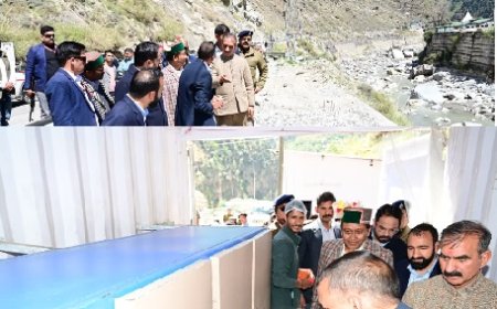 किन्नौर के टापरी में मुख्यमंत्री ने भू-तापीय ऊर्जा आधारित फल सुखाने की इकाई का किया निरीक्षण  