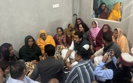 लोक निर्माण मंत्री विक्रमादित्य सिंह ने सरकाघाट में पीड़ित परिवार को बंधाया ढाढस