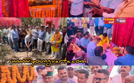 कांशीवाला और बोगरिया सड़क के निर्माण पर व्यय होंगे 12 .37 करोड़ , विधायक ने भूमि पूजन कर किया शुभारंभ 