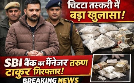 चिट्टा तस्करी के मामले में एसबीआई रोहड़ू शाखा में लोन मैनेजर ऑफिसर के पद पर तैनात आरोपी तरुण ठाकुर गिरफ्तार