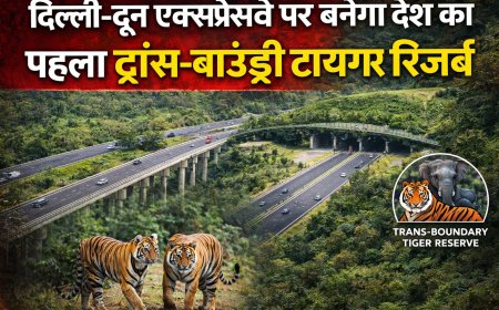 दिल्ली-दून एक्सप्रेसवे पर बनेगा देश का पहला ट्रांस-बाउंड्री टाइगर रिजर्व , वन्यजीव संरक्षण को मिलेगी नई दिशा