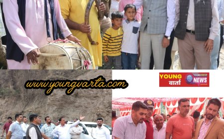 उद्योग मंत्री हर्षवर्धन चौहान ने जोंगपुल-सुनोउ बास संपर्क मार्ग का किया उद्घाटन