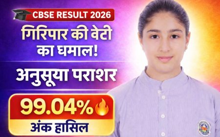 गिरिपार की बेटी अनुसुइया पराशर की ऊंची उड़ान ,  CBSE  की वार्षिक परीक्षा में हासिल किये 99.04 % अंक 