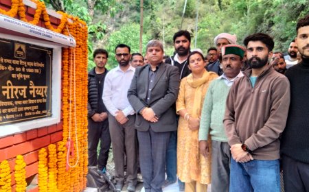 भूमि दान करने वाले क्षेत्रों को सड़क निर्माण में मिलेगी प्राथमिकता : नीरज नैय्यर