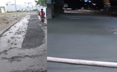 सीवरेज के लिए खोदी गई सड़कों को त्वरित गति से ठीक करने के लिए दिन- रात किया जा रहा कार्य