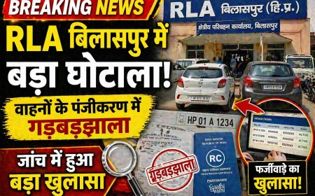 आरएलए  बिलासपुर में  500 गाडिय़ों के रजिस्ट्रेशन में पाई गई  तकनीकी खामियां , घोटाले की बू 