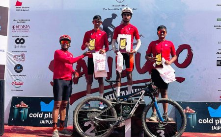 राजस्थान में सात्विक ने जीती 30 किलोमीटर की कठिन साईकिल प्रतियोगिता