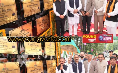 मुख्यमंत्री ने 51.10 करोड़ रुपये की 15 परियोजनाओं के उद्घाटन व शिलान्यास किए