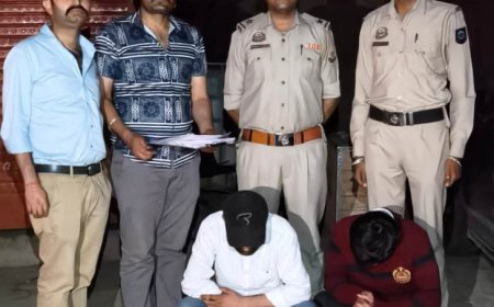 पच्छाद में पुलिस ने कार से बरामद किया 0.70 ग्राम चिट्टा, दो गिरफ्तार