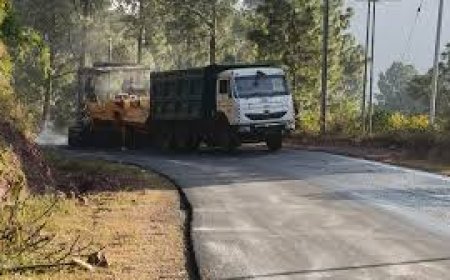 चार्ली विला से शिमला क्लब तक सड़क पर 5 मई तक होगा टारिंग कार्य