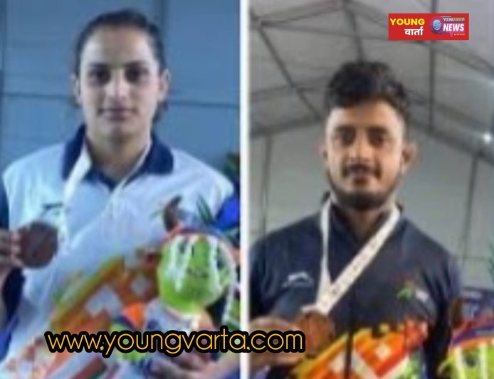 खेलो इंडिया ट्राइबल गेम्स में एनसीओई हमीरपुर के दो रेस्लर खिलाडिय़ों ने जीते पदक