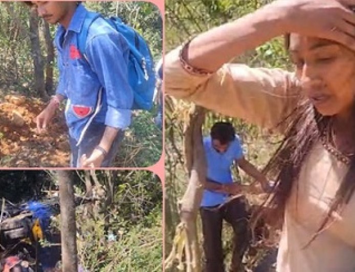 कांगड़ा में पंजाब से आए श्रद्धालुओं से भरी ट्रैक्टर-ट्राली अनियंत्रित होकर गहरी खाई में गिरी,हादसे में तीन की मौत कई घायल