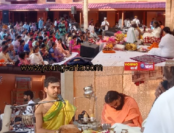 नाहन पहुंची सोमनाथ ज्योतिर्लिंग दर्शन यात्रा..श्री सिद्ध पीठ कालीस्थान मंदिर नाहन में किया रुद्राभिषेक