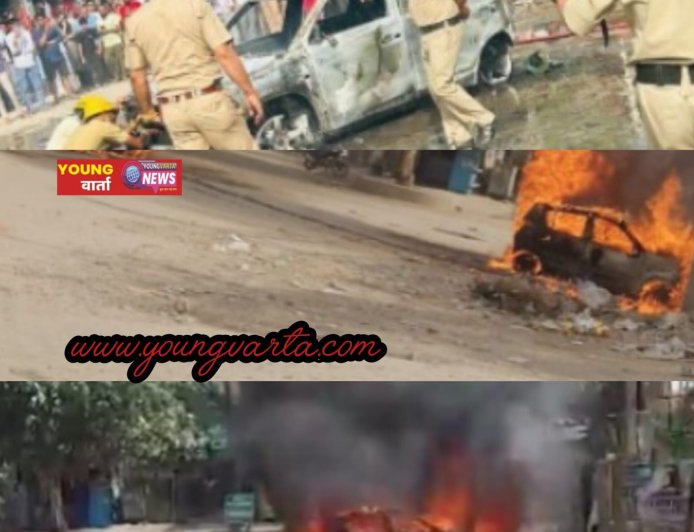 बद्दी में ट्रांसफार्मर में ब्लास्ट , दो गाड़ियां जलकर राख , ओवरहीट से हुआ धमाका 