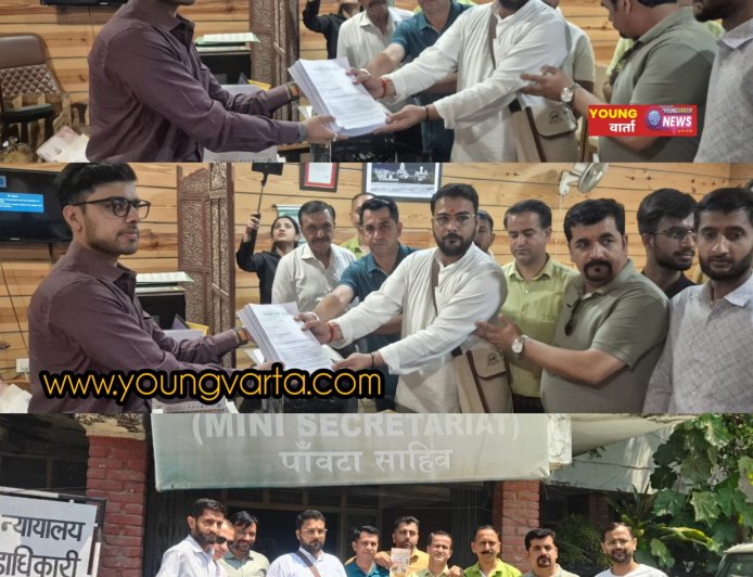 गौसम्मान अभियान के तहत देशभर में ज्ञापन, पांवटा साहिब में 5000 हस्ताक्षरों के साथ गौमाता को राष्ट्रमाता घोषित करने की मांग”