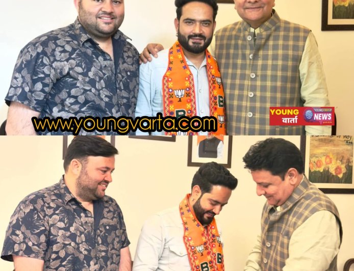 युवा कांग्रेस अध्यक्ष अभिषेक आनंद (शेखू) भाजपा में शामिल—धर्मशाला में संगठन को मिलेगी नई ऊर्जा: सुधीर शर्मा