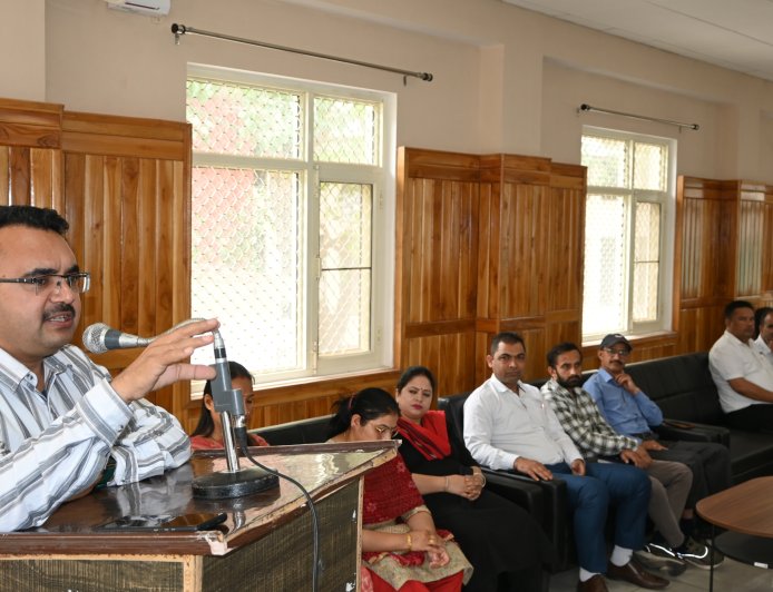 नगरपालिका परिषद नाहन चुनाव हेतु एक दिवसीय पूर्वाभ्यास प्रशिक्षण शिविर आयोजित