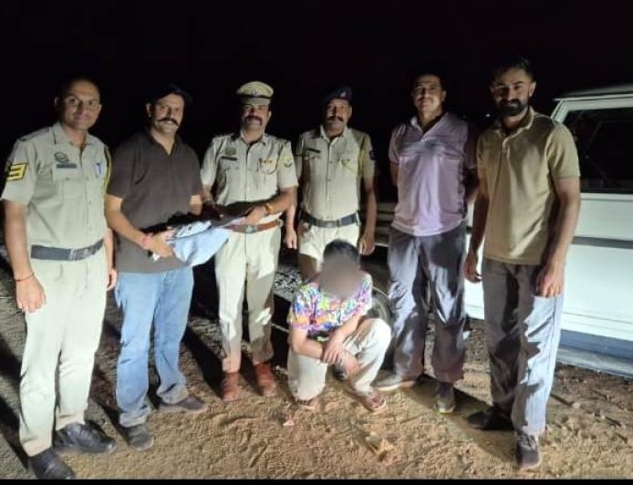 मोगीनंद में पुलिस ने 35.70 ग्राम चिट्टा व् 85620 रुपये नगद के साथ हरियाणा का तस्कर किया गिरफ्तार 