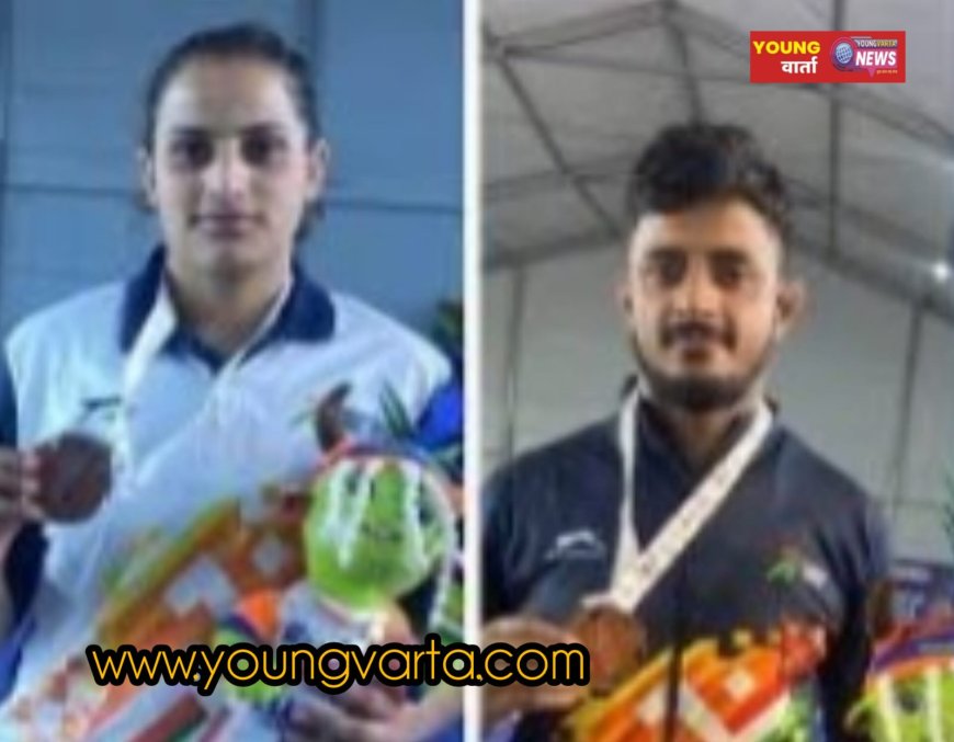 खेलो इंडिया ट्राइबल गेम्स में एनसीओई हमीरपुर के दो रेस्लर खिलाडिय़ों ने जीते पदक