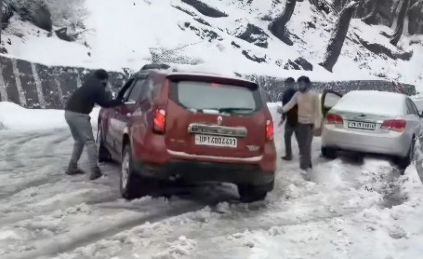 हिमाचल में विभिन्न क्षेत्रों में बारिश और बर्फबारी के साथ ओलावृष्टि और तेज हवाएं चलने का येलो अलर्ट जारी