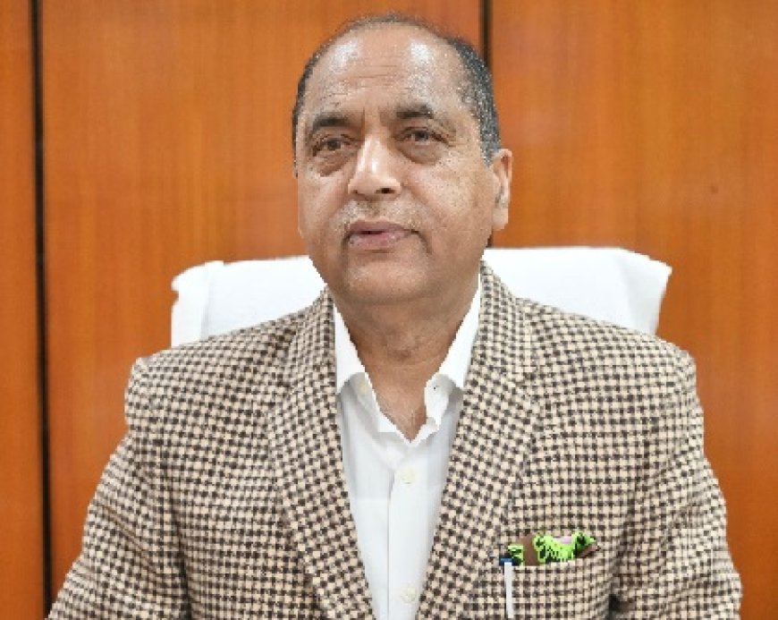 जमीन घोटाले में बेनकाब हो रहे चेहरों को बचाने में जुटी सुक्खू सरकार' : जयराम ठाकुर 