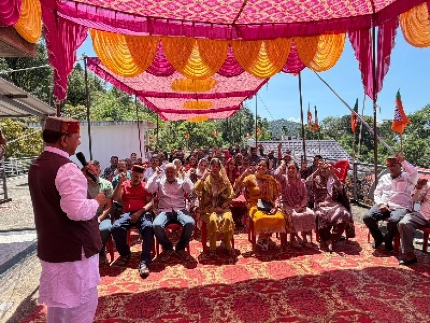 कांग्रेस की नाकामियों के खिलाफ भाजपा का शंखनाद,बूथ से शुरू होगा बदलाव : डॉ बिंदल 
