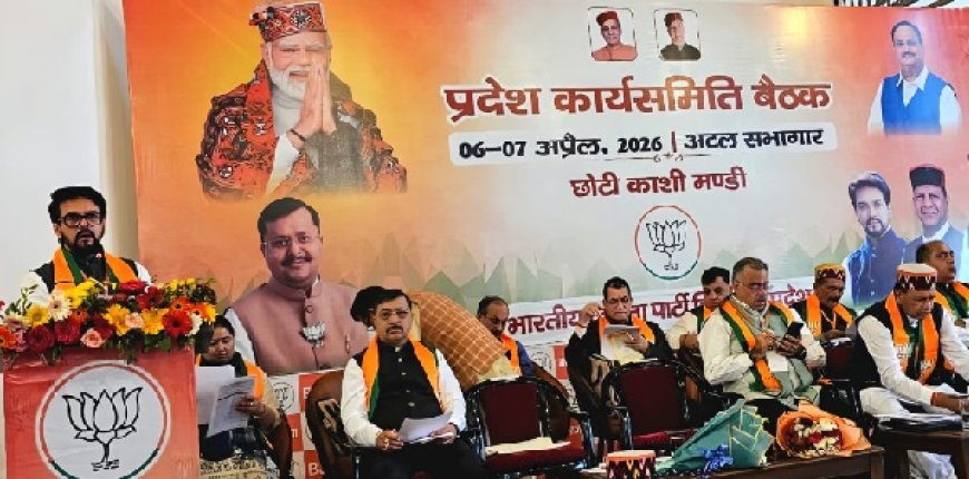 मोदी सरकार के नेतृत्व में भारत ने रचा विकास का स्वर्णिम दशक”: अनुराग ठाकुर