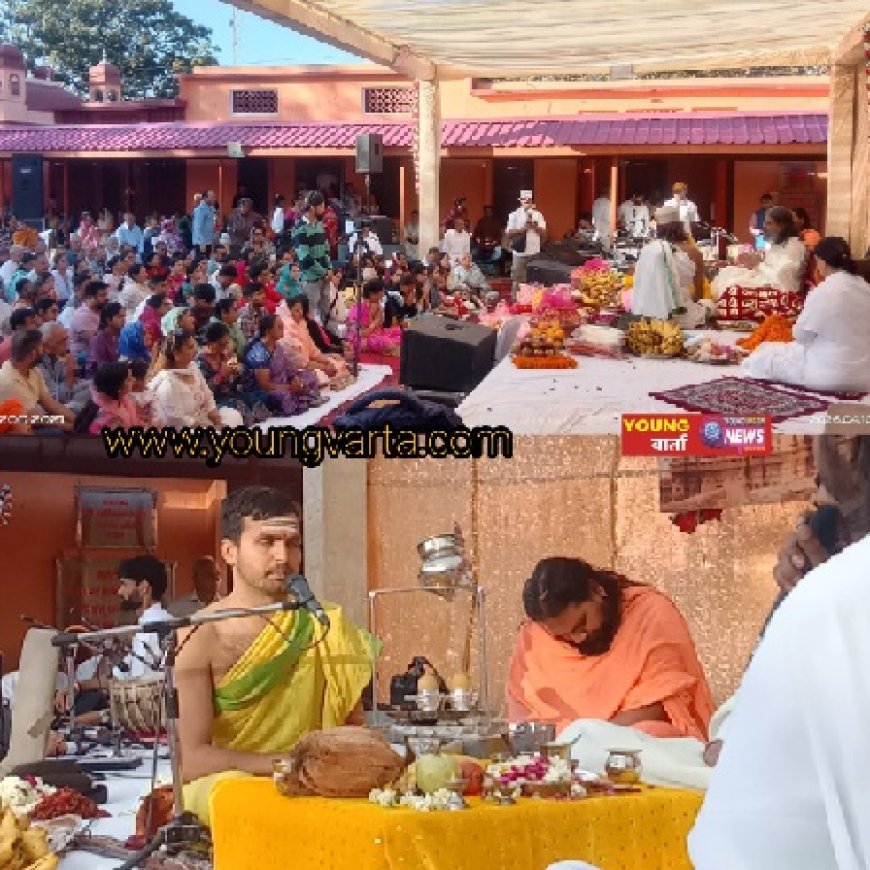 नाहन पहुंची सोमनाथ ज्योतिर्लिंग दर्शन यात्रा..श्री सिद्ध पीठ कालीस्थान मंदिर नाहन में किया रुद्राभिषेक