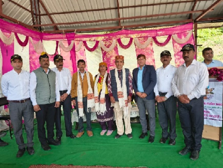 शहीद श्याम सिंह अमर रहे के नारों से गूंजा राजकीय वरिष्ठ विद्यालय बांदली