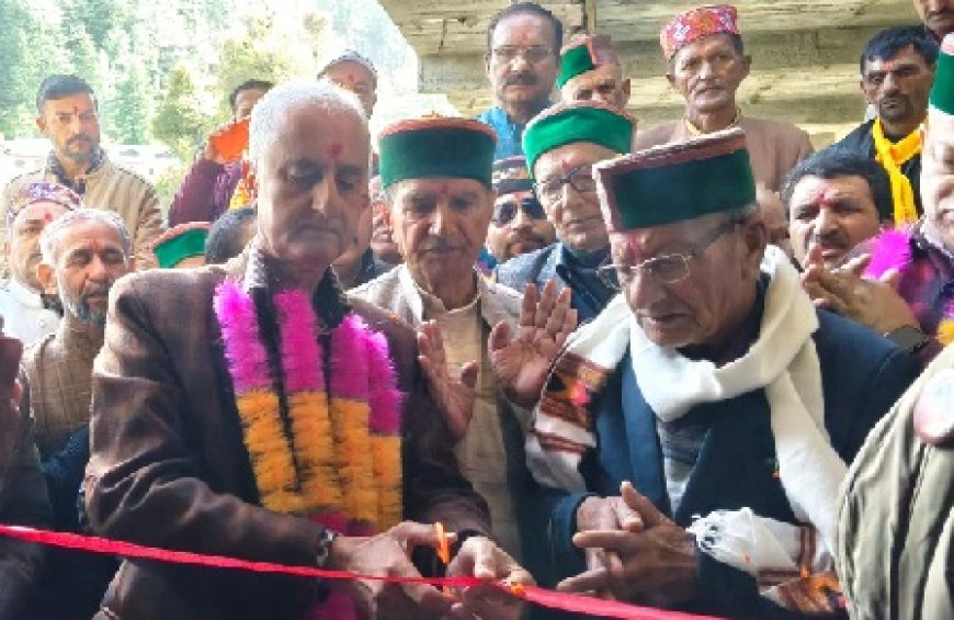 चूड़ेश्वर सेवा समिति की नई सराय का उद्घाटन, 100 श्रद्धालुओं के ठहरने की सुविधा