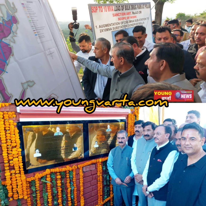 260 करोड़ रूपये के बल्क ड्रग पार्क परियोजना से हरोली में औद्योगिक विकास को मिलेगी नई गति : मुख्यमंत्री