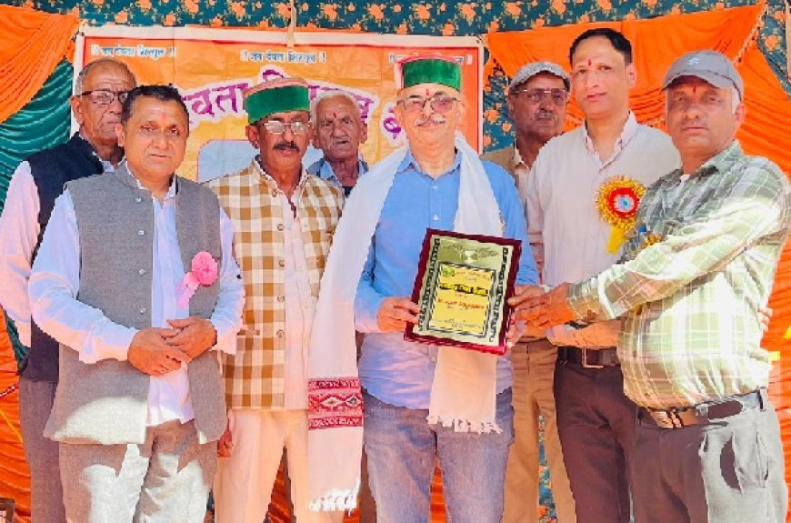 बैसाखी के पावन अवसर पर  बनेठी में आयोजित पारंपरिक मेले में विधायक अजय सोलंकी ने की शिरकत 