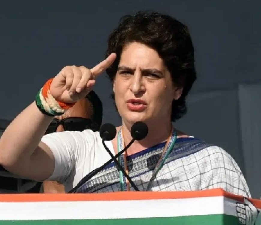 प्रियंका गांधी ने भाजपा पर साधा निशाना,बोली महिला आरक्षण के नाम पर परिसीमन में मनमानी