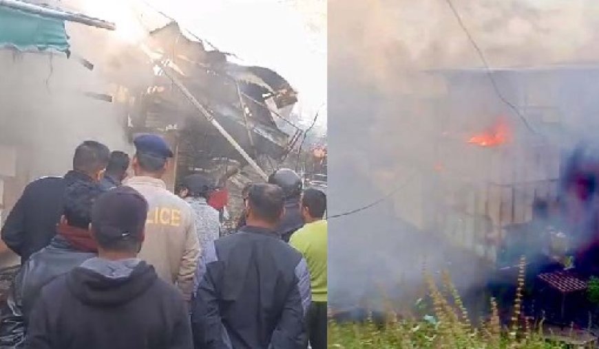 औद्योगिक क्षेत्र परवाणु में  एक निजी उद्योग में अचानक आग भड़कने से मचा हड़कंप 