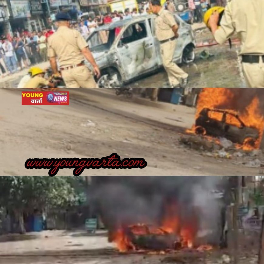 बद्दी में ट्रांसफार्मर में ब्लास्ट , दो गाड़ियां जलकर राख , ओवरहीट से हुआ धमाका 