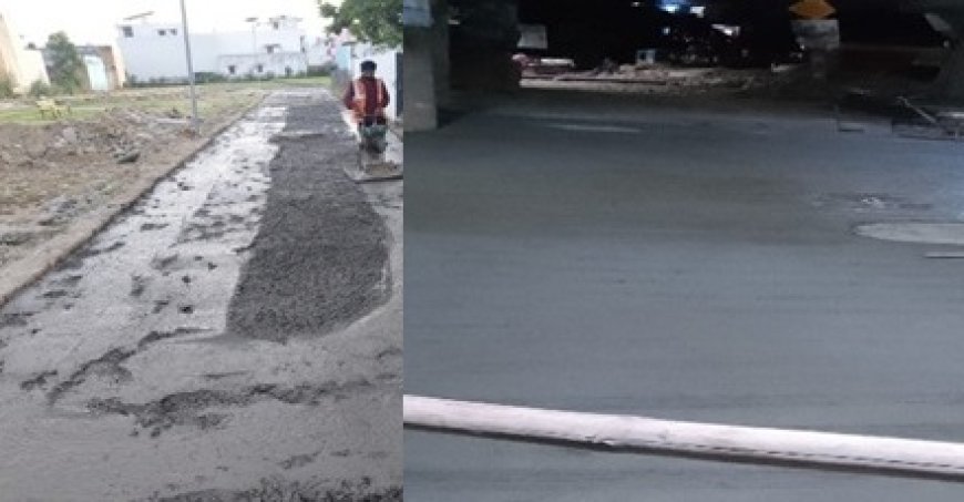 सीवरेज के लिए खोदी गई सड़कों को त्वरित गति से ठीक करने के लिए दिन- रात किया जा रहा कार्य