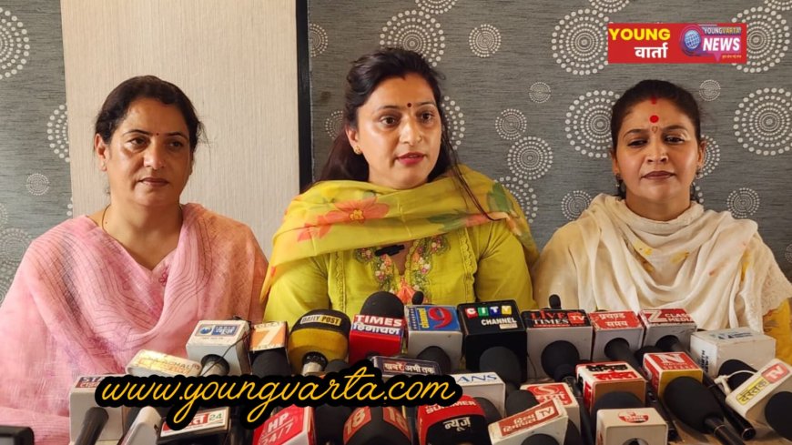 महिलाओं की बसें रोककर कांग्रेस सरकार ने लोकतंत्र का गला घोंटा , आवाज दबाने की साजिश : रीना कश्यप