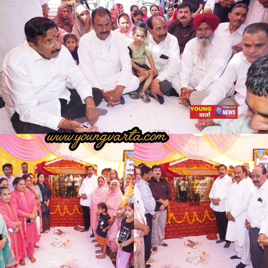 उप मुख्यमंत्री ने बालीवाल में 1.34 करोड़ से निर्मित होने वाले प्राथमिक स्वास्थ्य केंद्र का किया शिलान्यास