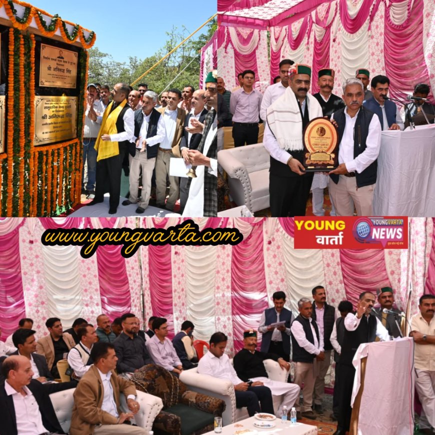 प्राकृतिक व्यंजनों का व्यवसाय शुरू करने वाले महिला मंडल जो उपलब्ध करवाएंगे  फूड वैन : अनिरुद्ध सिंह