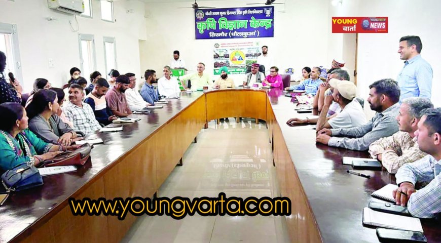 मृदा परीक्षण के आधार पर करें उर्वरकों का संतुलित एवं वैज्ञानिक प्रयोग , केवीके  धौलाकुआं में किसानों को दी जानकारी 