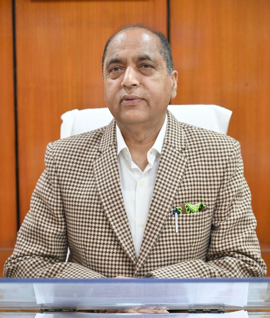 टिकट आवेदन के पांच हजार लेकर प्रदेश या कांग्रेस की आर्थिक स्थिति की जा रही मजबूत : जयराम ठाकुर