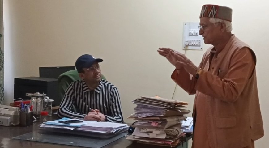 डॉ. ओपी शर्मा का सम्मान